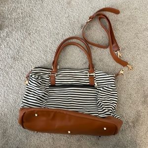 Canvas weekender bag